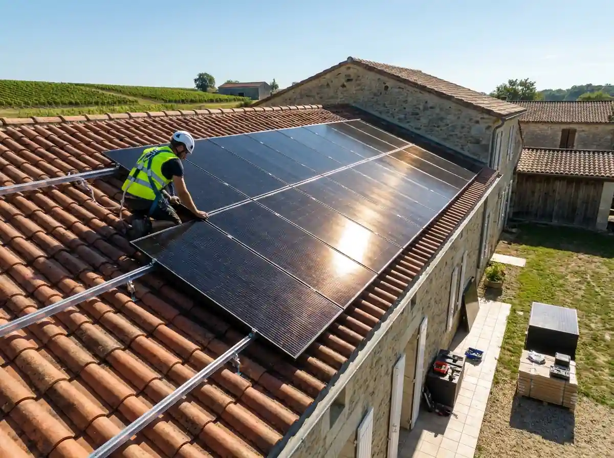 Installation de Panneaux Solaires Haux