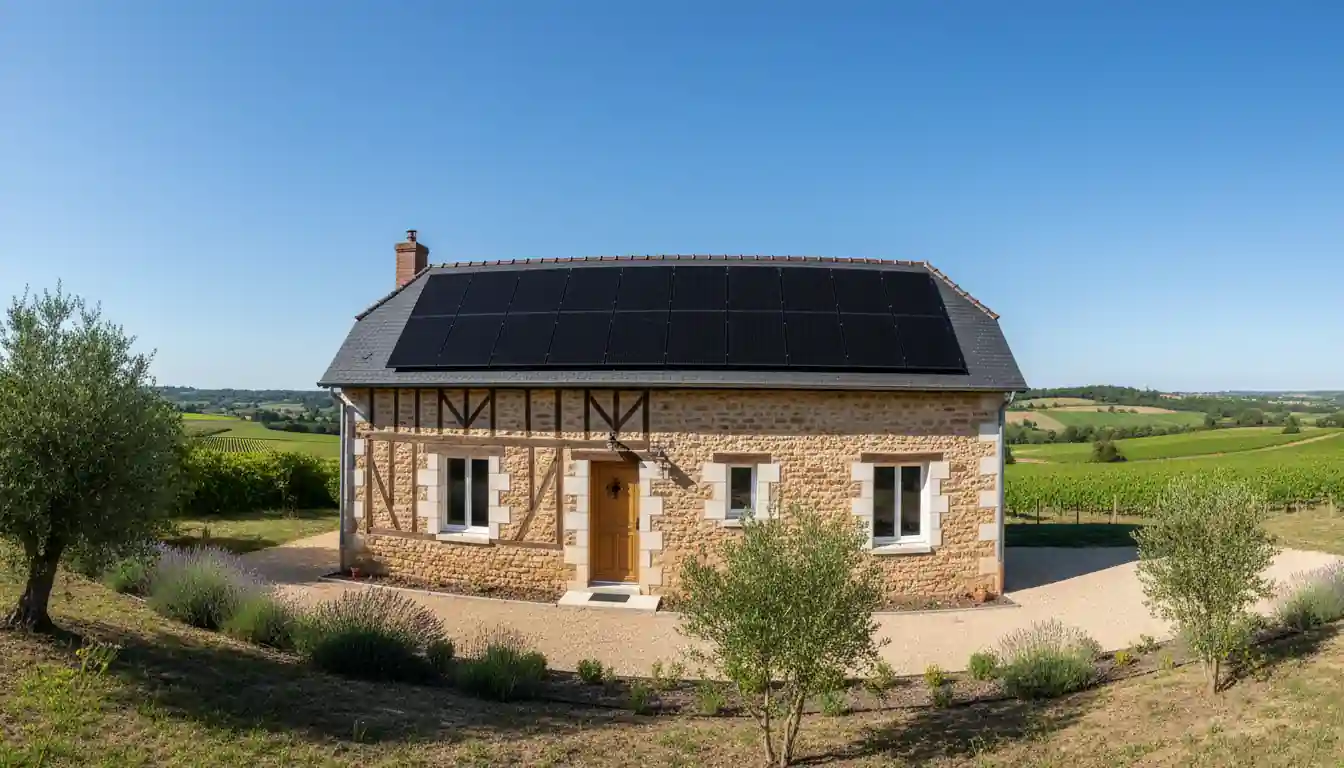 Installation de Panneaux Solaires à Haux, Peyroutet